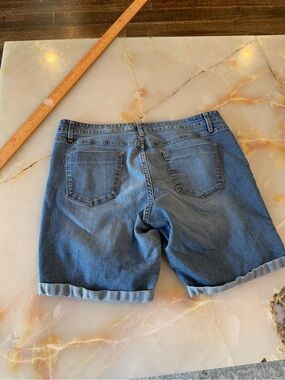 Mossimo Supply Co. Light Blue Rolled Hem Denim Shorts